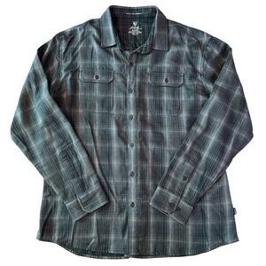 KÜHL | KUHL Men’s Plaid Button Up Hiking/Outdoors Shirt